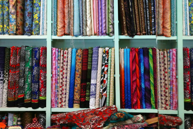 Different fabrics used to make outdoor cushions