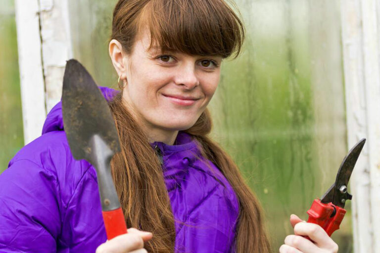 How to store and organize garden tools