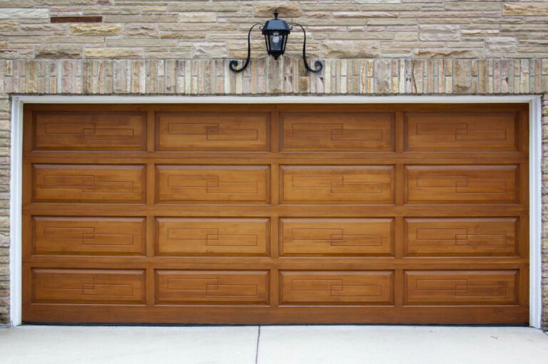 Steps to change garage door panels