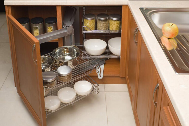 Ways to make kitchen storage cabinets more space efficient